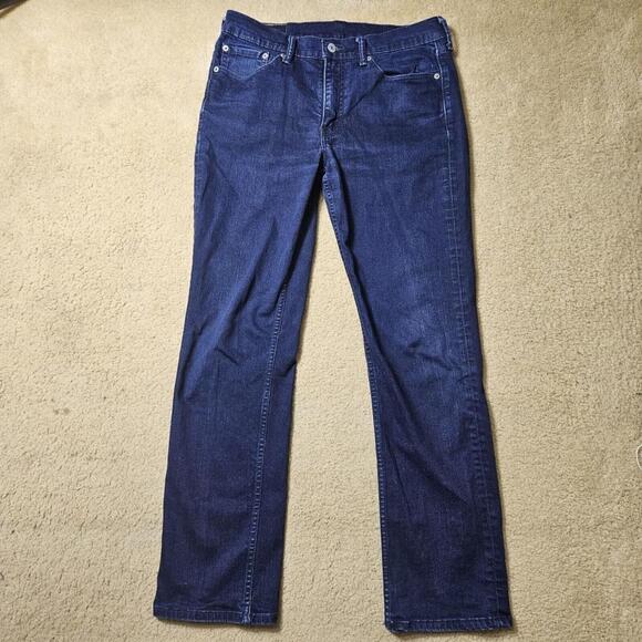Levi's Other - Levi's 514 Straight Fit Jeans Mens 31x28* Blue Dark Wash Cotton